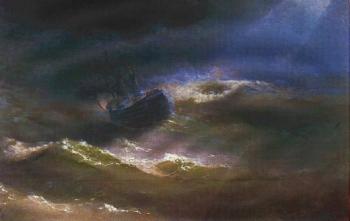 Ivan Constantinovich Aivazovsky : Maria in a Storm